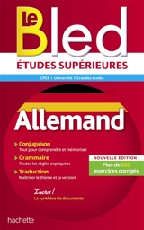 Le Bled allemand : CPGE, université, grandes écoles - Marie Marhuenda