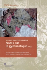 Notes sur la gymnastique (1843) - Jean-Joseph Barbier