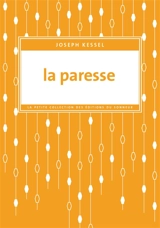 La paresse - Joseph Kessel
