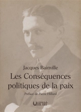 Les conséquences politiques de la paix - Jacques Bainville