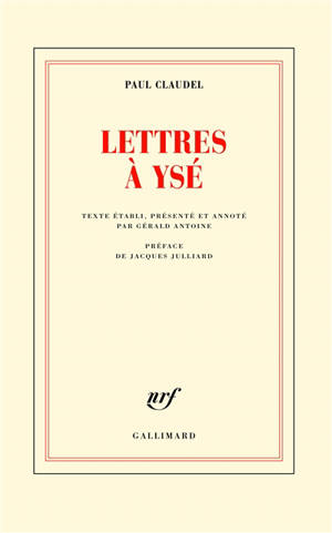 Lettres à Ysé - Paul Claudel