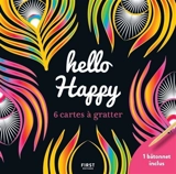 Hello happy : 6 cartes à gratter - Lisa Magano