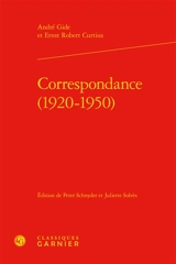 Correspondance : 1920-1950 - André Gide