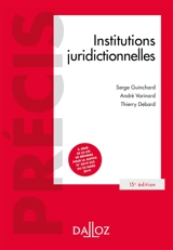 Institutions juridictionnelles - Serge Guinchard