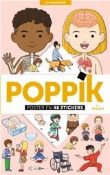 Le corps humain : poster en 48 stickers - Delphine Gravier-Badreddine