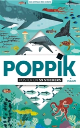 Les animaux des océans : poster en 59 stickers - Delphine Gravier-Badreddine
