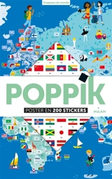 Drapeaux du monde : poster en 200 stickers - Delphine Gravier-Badreddine