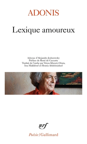 Lexique amoureux - Adonis