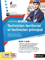 Technicien territorial et technicien principal, concours 2020-2021 : catégorie B, concours externe, interne, 3e voie, examens professionnels : écrit + oral - Serge Bertrand