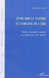 Livre sur la nature et l'origine de l'âme - Albert le Grand
