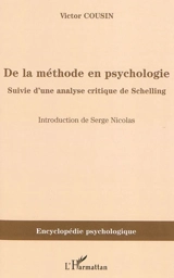 De la méthode en psychologie - Victor Cousin