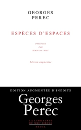 Espèces d'espaces - Georges Perec