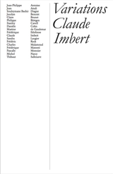 Variations Claude Imbert