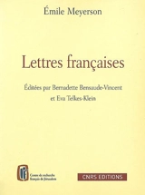 Lettres françaises - Emile Meyerson