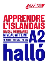 Apprendre l'islandais : niveau débutants : niveau atteint A2 - Kristin Jonsdottir