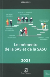 Le mémento de la SAS et de la SASU : 2021 - Groupe Revue fiduciaire