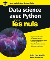 Data science avec Python pour les nuls - John Mueller