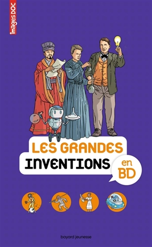 Les grandes inventions en BD - Pascale Bouchié