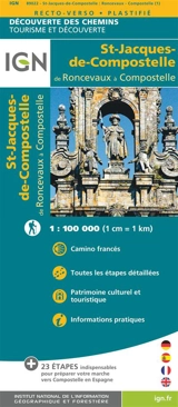GR65-3 ST JACQUES DE COMPOSTELLE DE RONCEVAUX A COMPOSTELLE - Collectif
