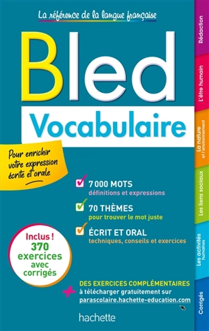 Bled vocabulaire - Daniel Berlion