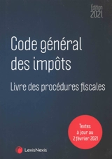 Code général des impôts, Livre des procédures fiscales 2021