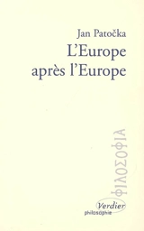 L'Europe après l'Europe - Jan Patocka