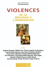 Violences : de la réflexion à l'intervention : actes du 4e congrès Sciences de l'homme et sociétés, Montpellier, Le Corum, 4-7 juin 2003 - Congrès européen Sciences de l'homme et sociétés (04 ; 2003 ; Montpellier)