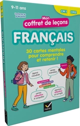 Mon coffret de leçons français, CM1, CM2, 9-11 ans : 30 cartes mentales pour comprendre et retenir ! : conforme au programme - Bénédicte Idiard