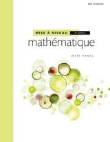 Mise à niveau mathématique : Manuel + MonLab xL + Edition en ligne (6 mois) - Marie-Josée Hamel