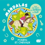 Poneys et chevaux : mandalas : avec des stickers qui brillent la nuit - Kristin Labuch