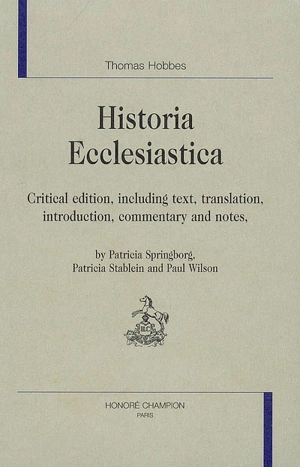 Historia ecclesiastica - Thomas Hobbes