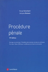Procédure pénale - Serge Guinchard