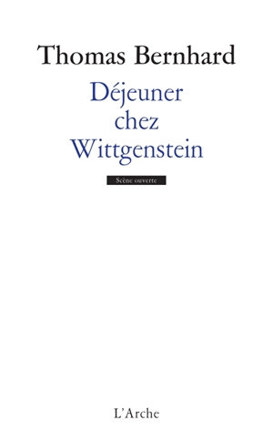 Déjeuner chez Wittgenstein - Thomas Bernhard