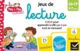 Jeux de lecture, GS, CP, 5-7 ans : 6 jeux pour apprendre à lire pas à pas tout en s'amusant - Nicole Amram