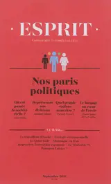 Esprit, n° 437. Nos paris politiques