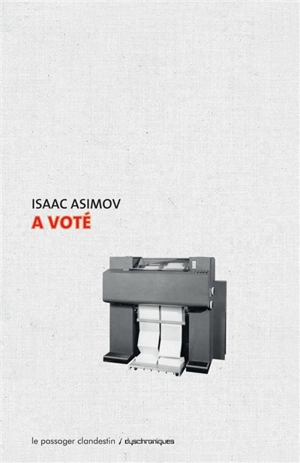 A voté - Isaac Asimov
