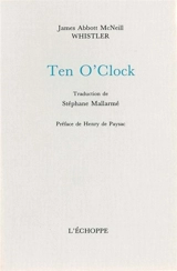 Ten o'clock - James McNeill Whistler