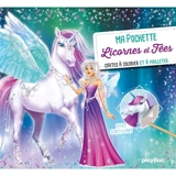 Ma pochette licornes et fées : cartes à colorier et à pailleter - Ad'lynh