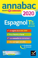 Espagnol terminale toutes séries, LV1 & LV2 : 2020 - Jean-Yves Kerzulec