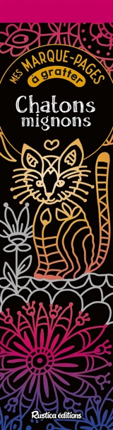 Chatons mignons : mes marque-pages à gratter - Muriel Douru