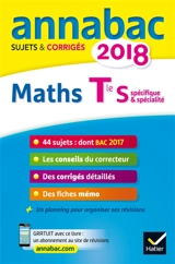 Maths terminale S, spécifique & spécialité : 2018 - Hervé Kazmierczak