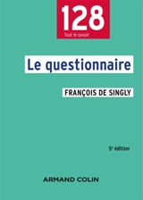 Le questionnaire - François de Singly