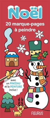 Noël : 20 marque-pages à peindre - Marine Cazaux