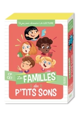 Les familles des p'tits sons, CP, CE1 : un jeu pour découvrir la lecture - Tony Voinchet