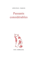 Passants considérables - Léon-Paul Fargue