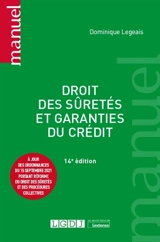 Droit des sûretés et garanties du crédit - Dominique Legeais