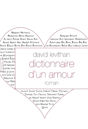 Dictionnaire d'un amour - David Levithan