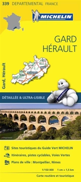 CARTE DEPARTEMENTALE GARD, HERAULT - Collectif