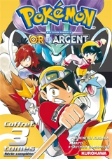 Pokémon la grande aventure : Or et Argent : coffret 1-2-3 - Hidenori Kusaka