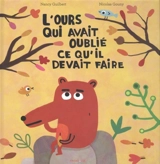 L'ours qui avait oublié ce qu'il devait faire - Nancy Guilbert